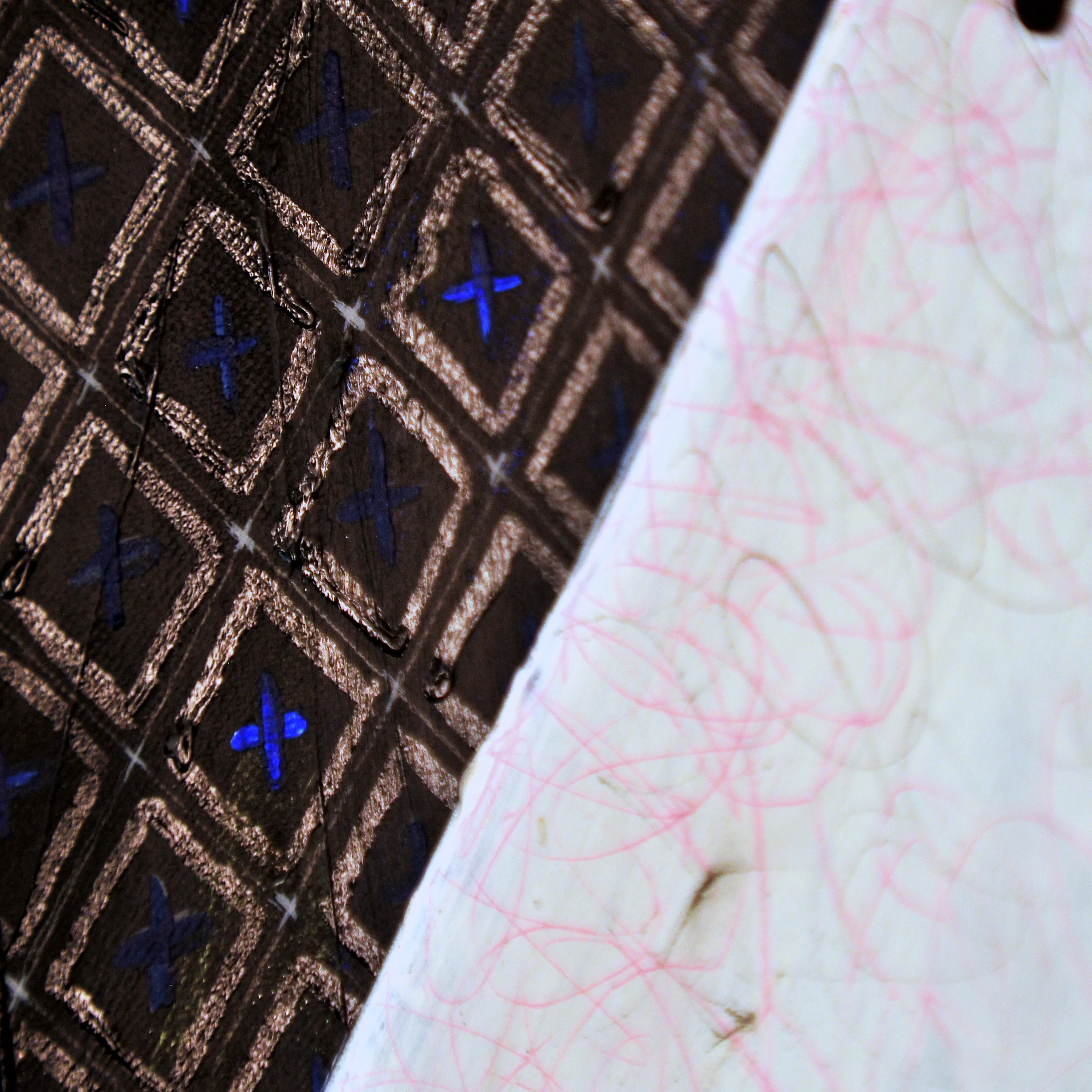 Зображення "ОБОЖЕ" від Batabams, розмір: 100X70, матеріали: mixed materials on cheep canvas that i found on trash, медіум: Живопис, серія: Нові, ціна: $4000 Фото 6 з 6.