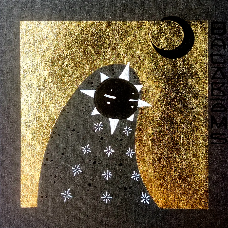 Зображення "IT CANNOT ALWAYS BE NIGHT" від Batabams, розмір: 25x25, медіум: Живопис, серія: Нові